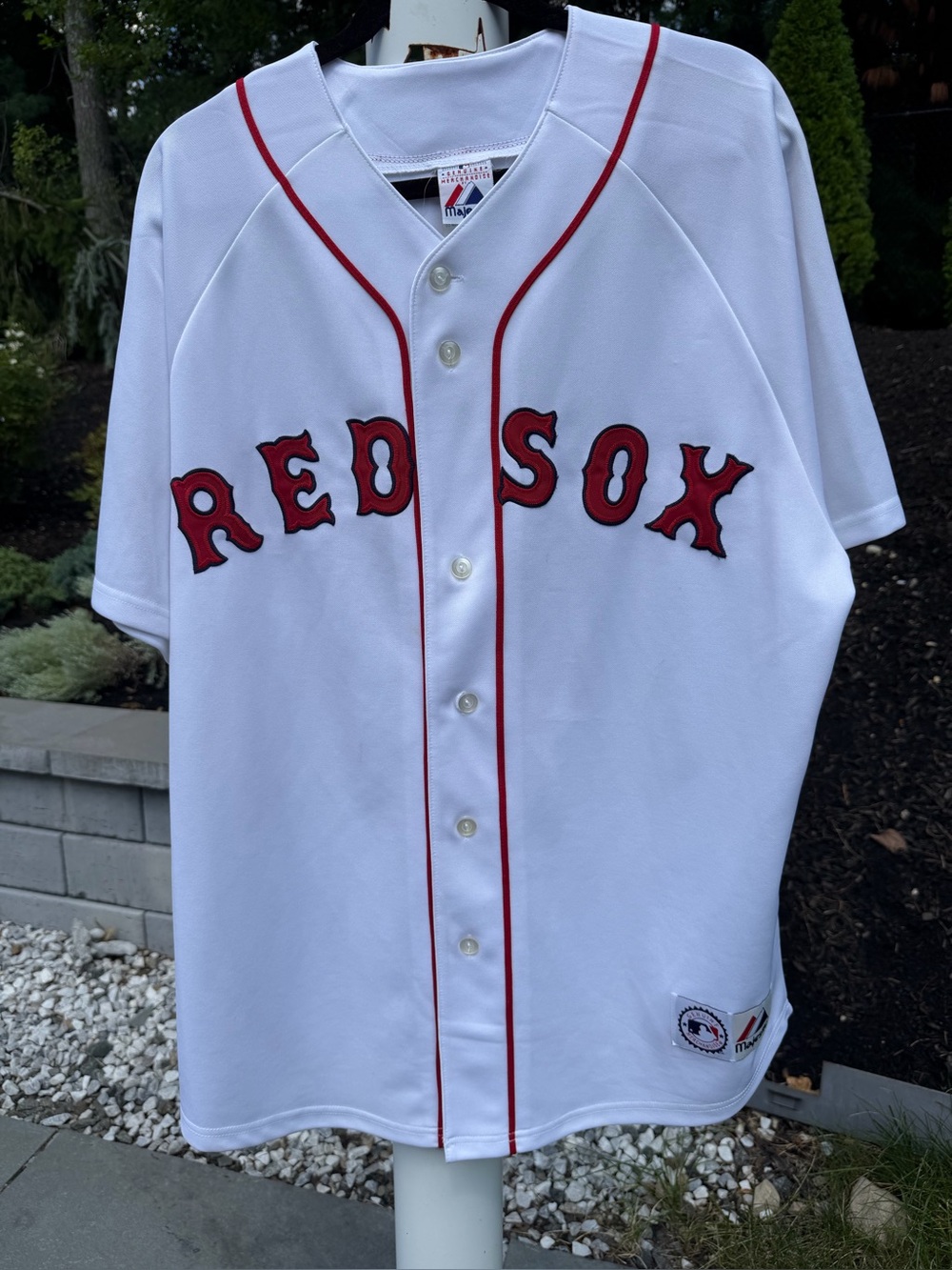 Boston Red Sox Vintage Men’s Majestic White Home Jersey XL MLB,baseball,athletic